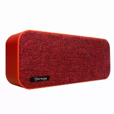 Vorago Bocina Bsp-150 Bluetooth Msd/usb/3.5mm Tela Rojo